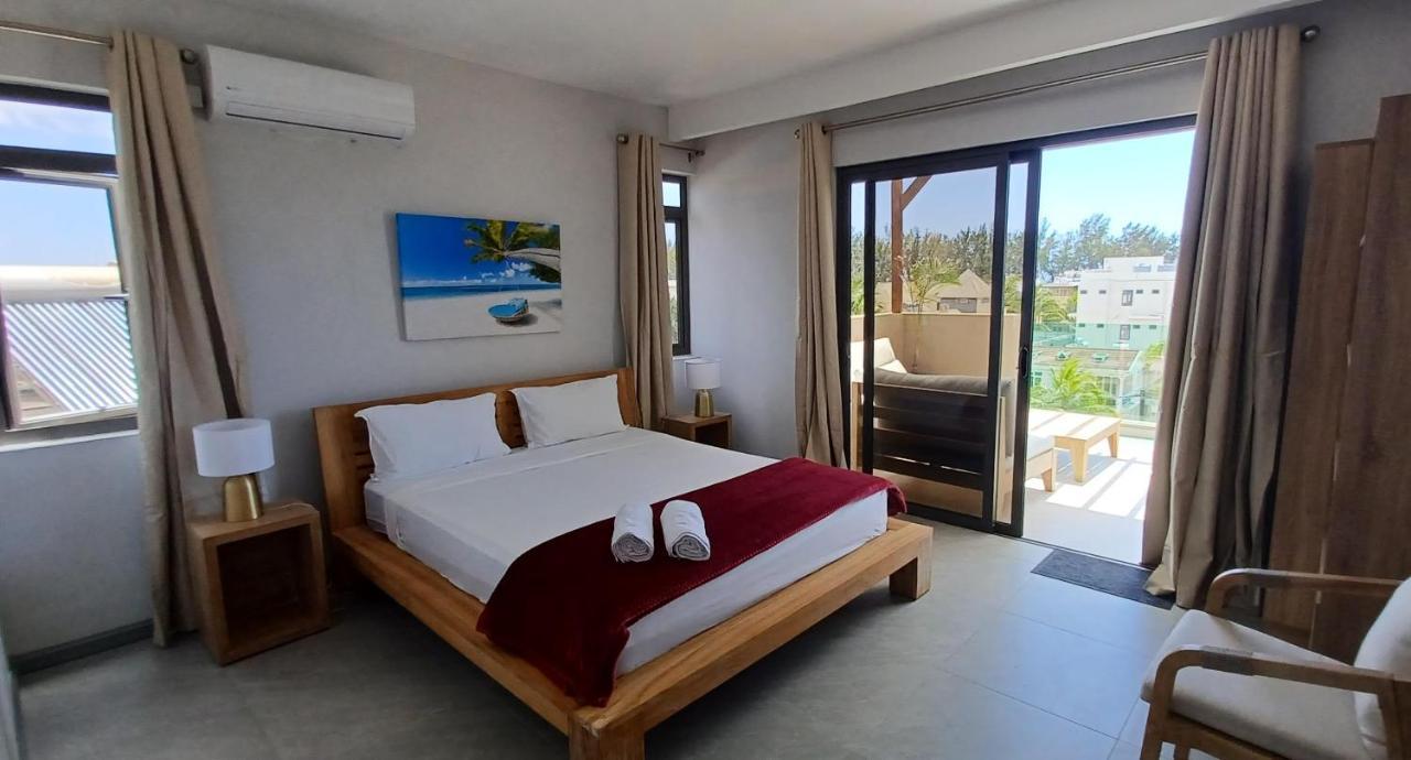 Splendide Penthouse Vue Mer A 5 Mn A Pied De La Plage Flic-en-Flacq Exteriér fotografie