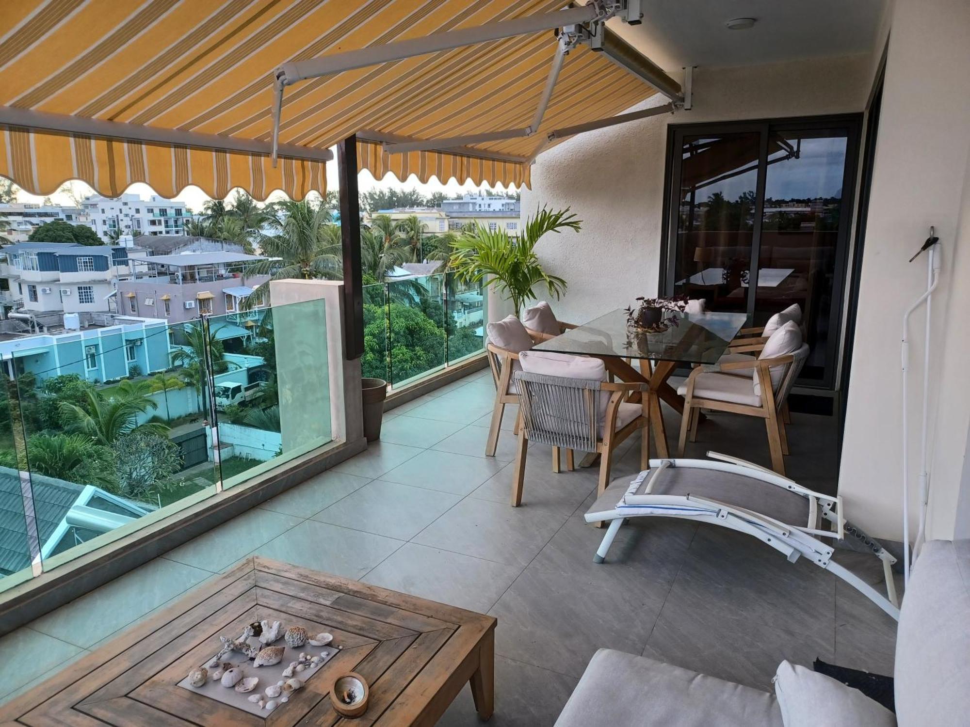 Splendide Penthouse Vue Mer A 5 Mn A Pied De La Plage Flic-en-Flacq Exteriér fotografie